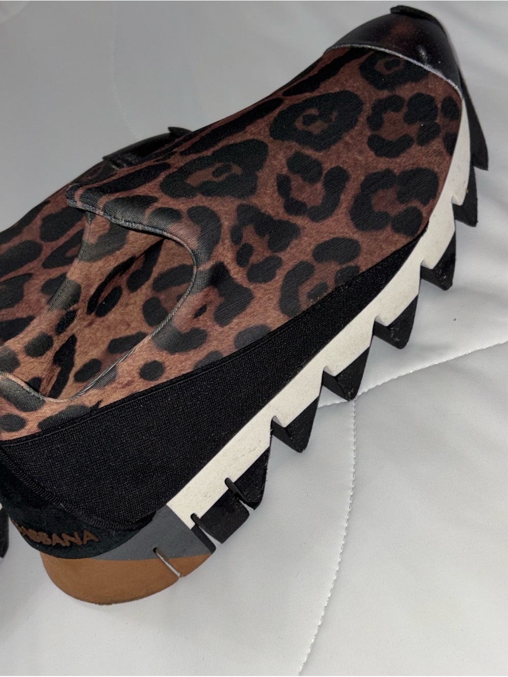 Dolce and Gabbana Leopard Print Platform